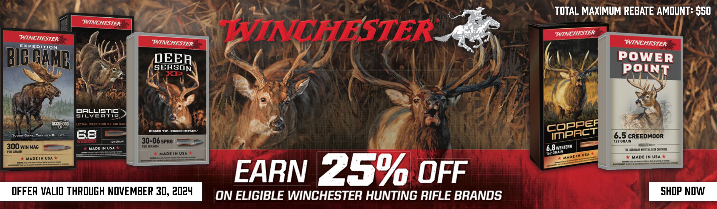 Winchester Hunting Ammo Rebate